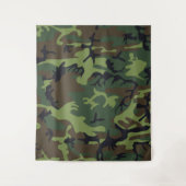 Green Forest Militaire Camo Wandkleed (Voorkant)