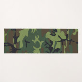 Green Forest Militaire Camo Yogamat (Voorkant (horizontaal))