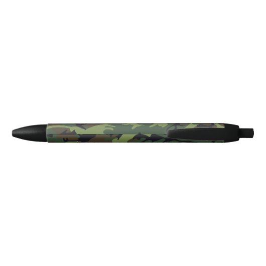 Green Forest Militaire Camo Zwarte Inkt Pen (Achterkant)