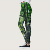 Green Forest Photographic Nature Leggings (Links)