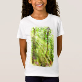 Green Forest Spring-Waterverf T-shirt