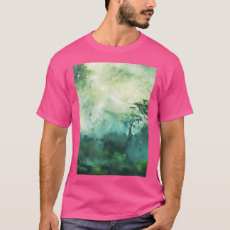 Green Forest_Waterverf schilderij T-shirt