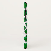 Green Four Leaf Clover Patroon Case-Mate iPhone Case (Achterkant/links)
