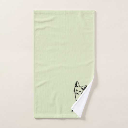 Green Fox Bad Handdoek (Handdoek)