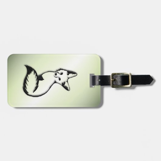 Green Fox Bagagelabel (Voorkant horizontaal)