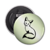 Green Fox Button Flesopener (Voorkant)