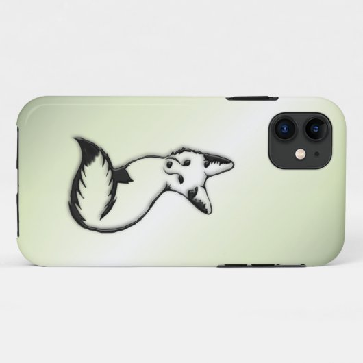 Green Fox Case-Mate iPhone Case (Achterkant (horizontaal))