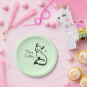 Green Fox Papieren Bordje (Feest)