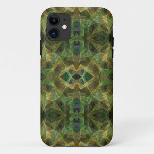 Green Fractal iPhone 5 Custom Hoesje-Mate ID Case-Mate iPhone Case
