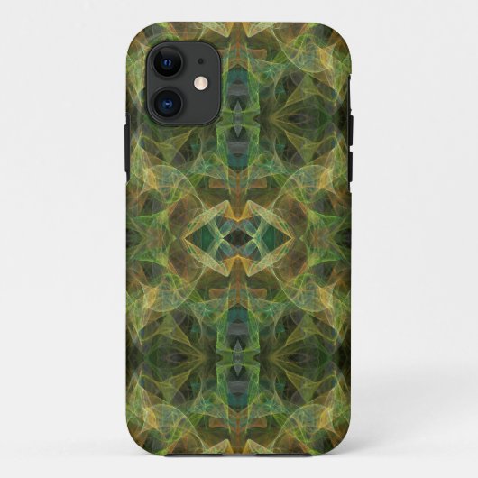 Green Fractal iPhone 5 Custom Hoesje-Mate ID Case-Mate iPhone Case (Achterkant)