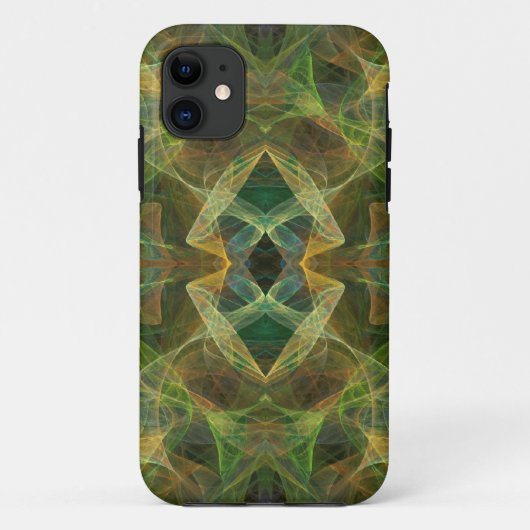Green Fractal iPhone 5 Custom Hoesje-Mate ID Case-Mate iPhone Case (Achterkant)