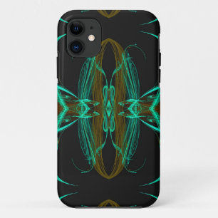Green Fractal iPhone 5 Custom Hoesje-Mate ID 11 Hoesje