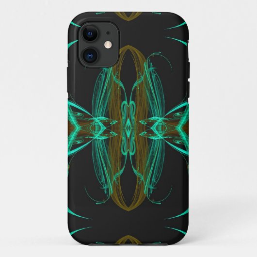Green Fractal iPhone 5 Custom Hoesje-Mate ID Case-Mate iPhone Case (Achterkant)