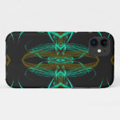 Green Fractal iPhone 5 Custom Hoesje-Mate ID Case-Mate iPhone Case (Achterkant (horizontaal))
