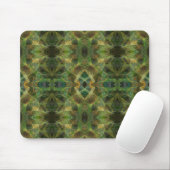 Green Fractal Mousepad Muismat (Met muis)