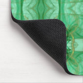 Green Fractal Mousepad Muismat (Hoek)