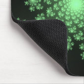 Green Fractal Mousepad Muismat (Hoek)