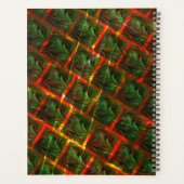 'Green framed eyes', scratches or red grating. Planner (Achterkant)