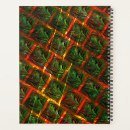 'Green framed eyes', scratches or red grating. Planner