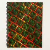 'Green framed eyes', scratches or red grating. Planner (Voorkant)