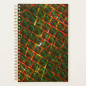 'Green framed eyes', scratches or red grating. Planner (Voorkant)