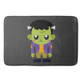 Green Frankenstein Monster Halloween Badmat