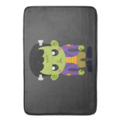 Green Frankenstein Monster Halloween Badmat (Voorkant Verticaal)