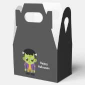 Green Frankenstein Monster Halloween Bedankdoosjes (Geopend)