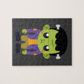 Green Frankenstein Monster Halloween Legpuzzel (Horizontaal)