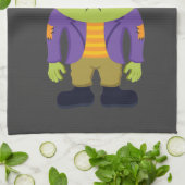 Green Frankenstein Monster Halloween Theedoek (Gevouwen)