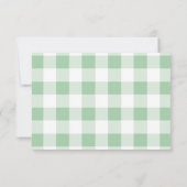 Green French Cafe Vrijgezellenfeest Bedankkaart (Achterkant)