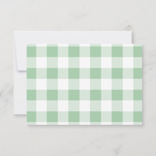 Green French Cafe Vrijgezellenfeest Bedankkaart (Achterkant)