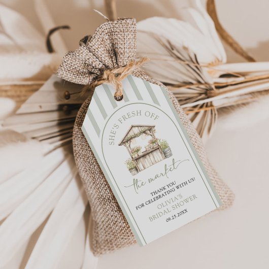 Green Fresh Off The Market Bridal Shower Cadeaulabel