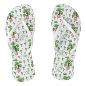 Green fresh Plant Lovers Teenslippers (Voetbed)