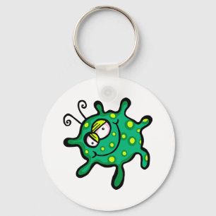 Green Friendly Bacteria Sleutelhanger