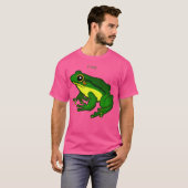 Green Frog Amfibie Lover T-shirt (Voorkant volledig)
