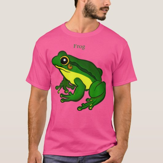 Green Frog Amfibie Lover T-shirt (Voorkant)
