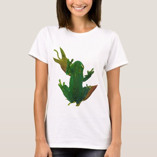 Green Frog Art T-shirt (Voorkant)