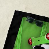 Green Frog Beach Towel Strandlaken (In situ)