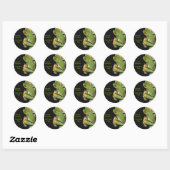 Green Frog Boekplaat Sticker (Vel)
