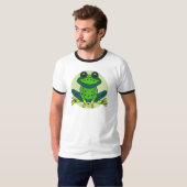 Green Frog Cartoon-74742 T-shirt (Voorkant volledig)