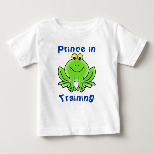Green Frog Cartoon "Prince in Training" (Voorkant)