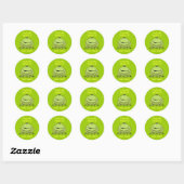 Green Frog Custom Boekplaten Stickers voor Kindere (Vel)