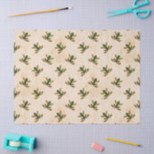 Green Frog Decoupage Tissuepapier (Craft)