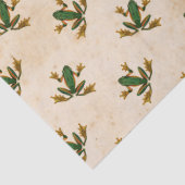 Green Frog Decoupage Tissuepapier (Detail)