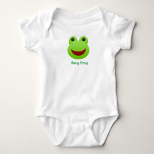 Green Frog Emoji Romper