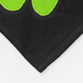 Green Frog Fleece Blanket Deken (Hoek)