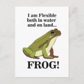 Green Frog Funny Briefkaart (Voorkant)