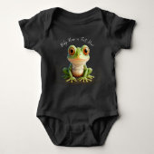 Green Frog gepersonaliseerd Baby cadeau Romper (Voorkant)