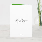 Green Frog Getting Old Birthday Humor Kaart (Achterkant)